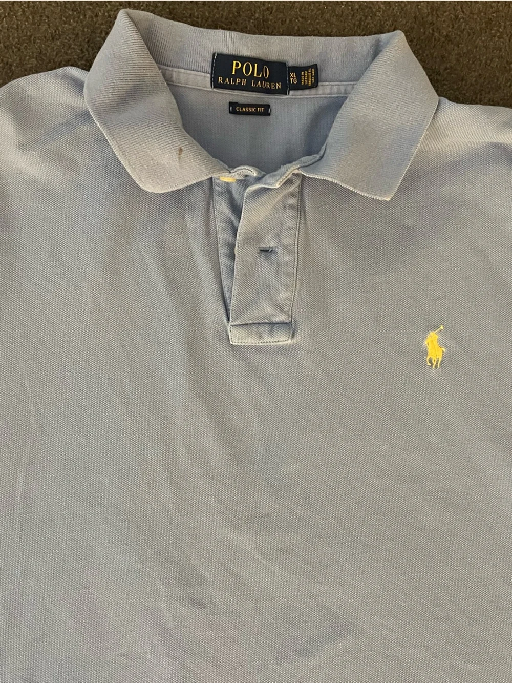 Ralph Lauren Polo Short-Sleeve Knit — Light Blue & Coral Pink Set of 2 size XL